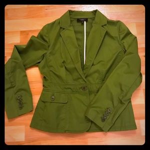 Light jacket/blazer in green. From Talbots.